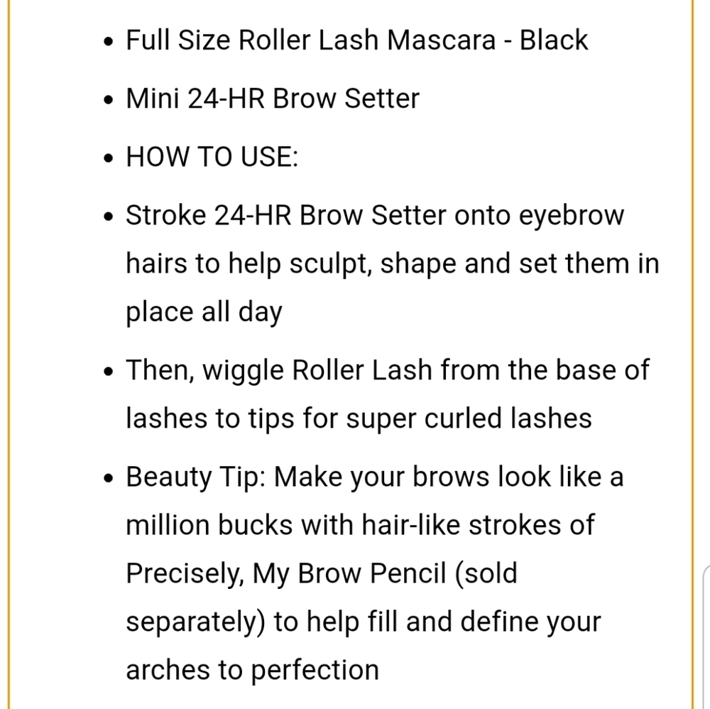 🎉HP🎉Benefit Black mascara & clear brow setter - Picture 4 of 4